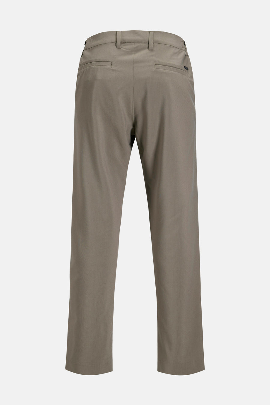 Chino gris de PREMIUM by JACK & JONES, vue arrière avec poches et passants de ceinture.