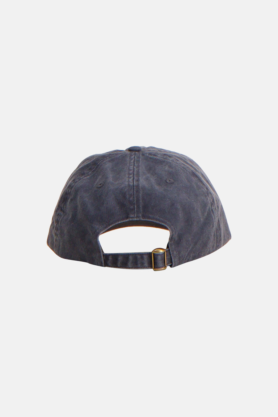 Blauwe pet van gewassen katoen van ACCESSORIES BY JACK & JONES, achterkant met goudkleurige gesp, casual look