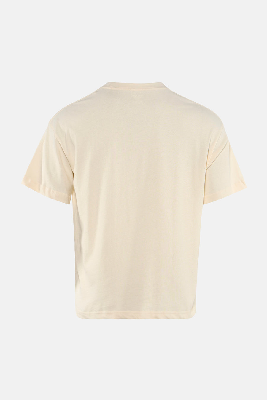 Ecru T-shirt van ORIGINALS BY JACK & JONES, achterkant getoond, met korte mouwen.