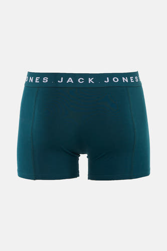 Groene boxershort van ACCESSORIES BY JACK & JONES, met een elastische tailleband met logo.