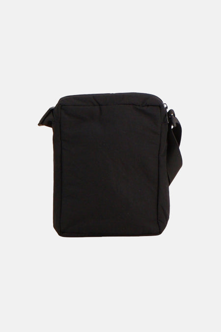 Sac à bandoulière noir de ACCESSORIES BY JACK & JONES, vue arrière avec sangle réglable et texture subtile.