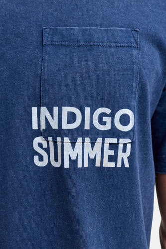 T-shirt met korte mouwen - blauw