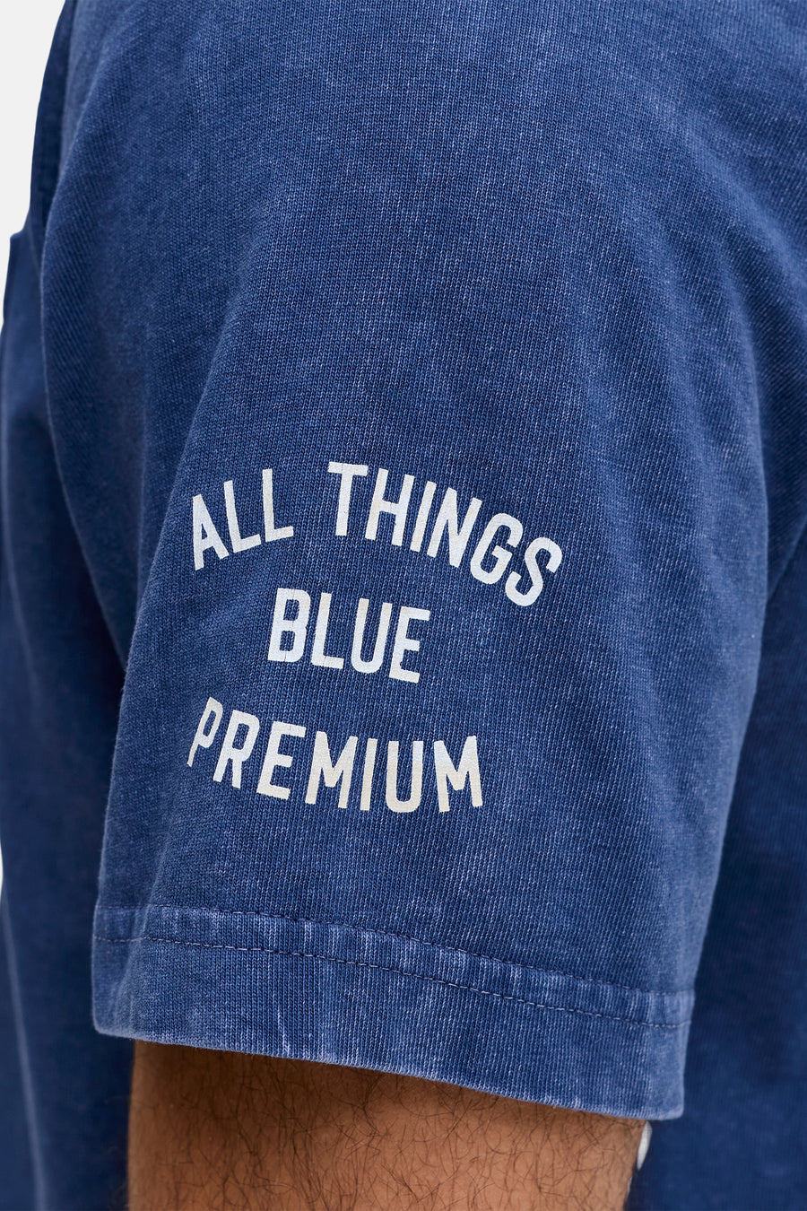 T-shirt met korte mouwen - blauw