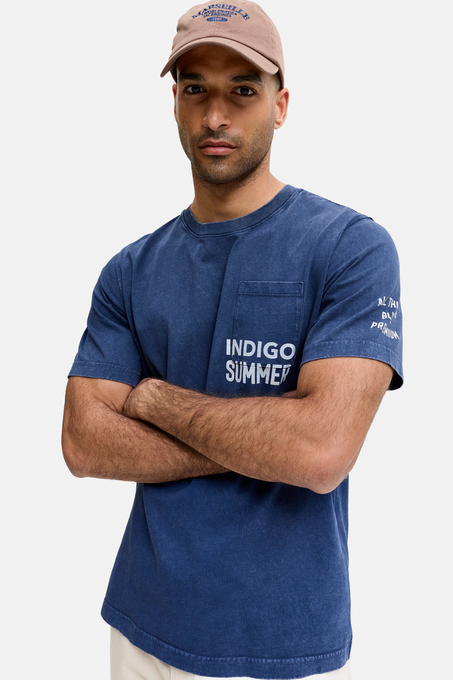 T-shirt met korte mouwen - blauw