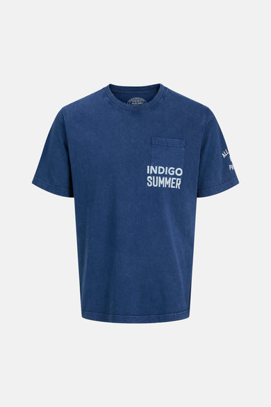 T-shirt met korte mouwen - blauw