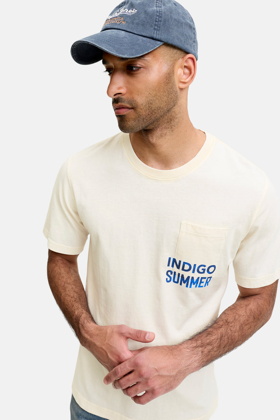 T-shirt met korte mouwen - ecru