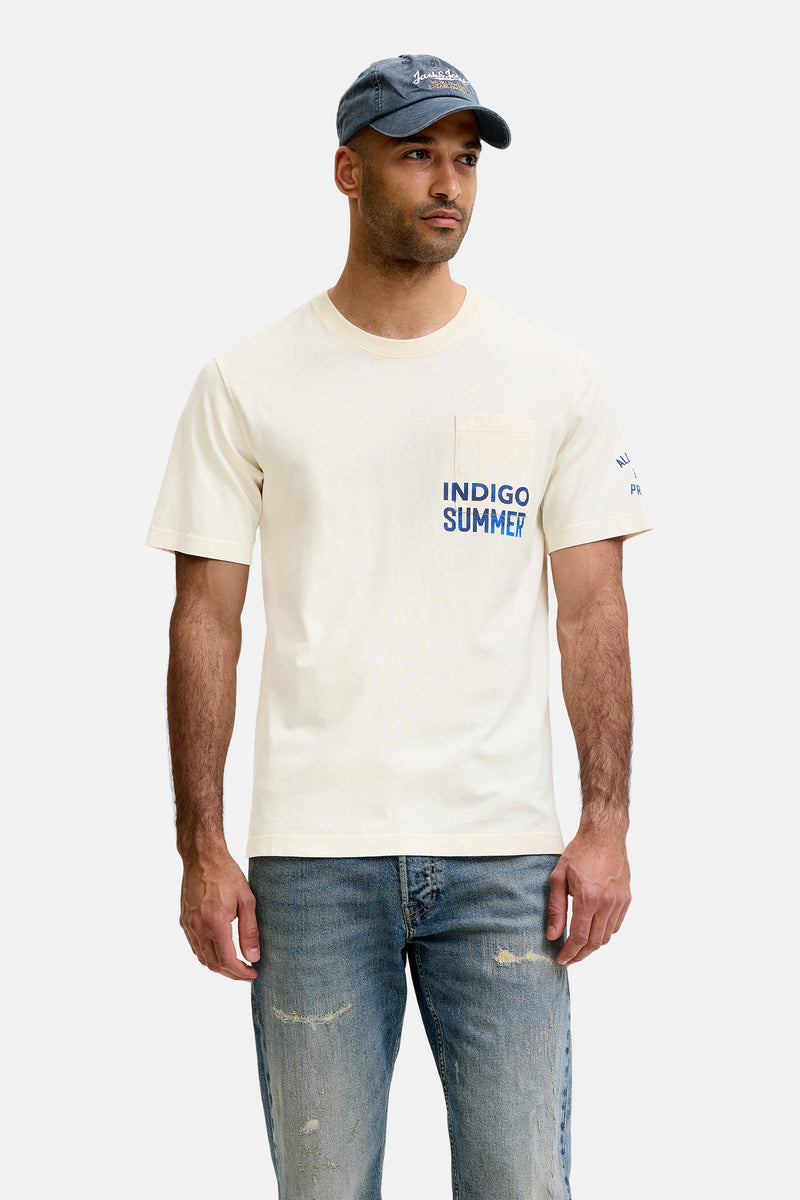 T-shirt met korte mouwen - ecru