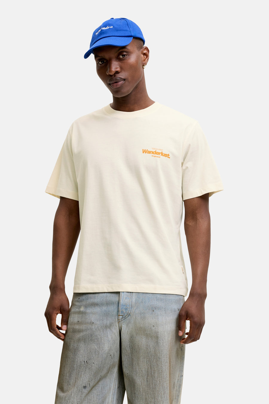 T-shirt (manches courtes) beige - ORIGINALS BY JACK & JONES