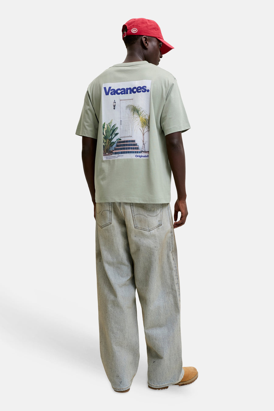 T-shirt (manches courtes) vert - ORIGINALS BY JACK & JONES