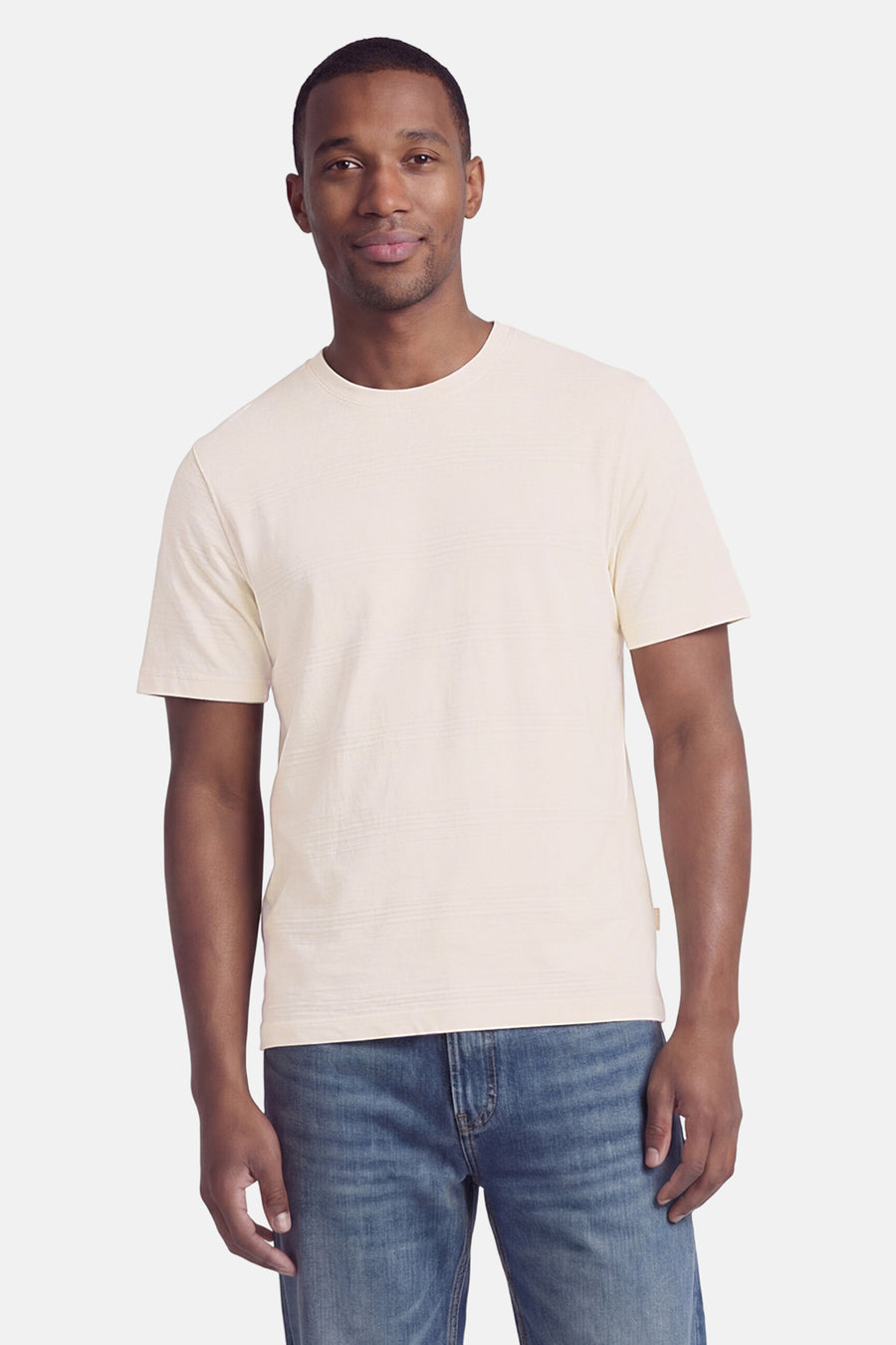 T-shirt met korte mouwen - ecru