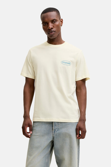 T-shirt (manches courtes) beige - ORIGINALS BY JACK & JONES