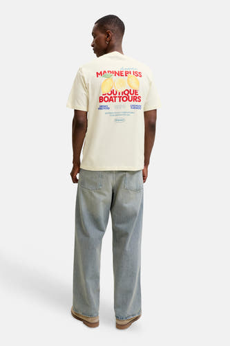 T-shirt (korte mouwen) beige - ORIGINALS BY JACK & JONES