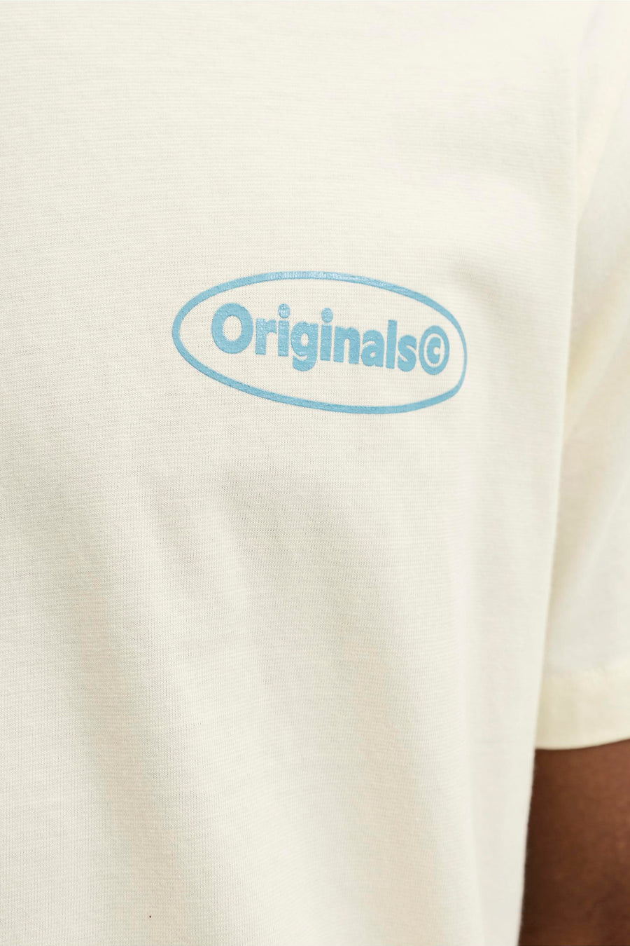 T-shirt (korte mouwen) beige - ORIGINALS BY JACK & JONES