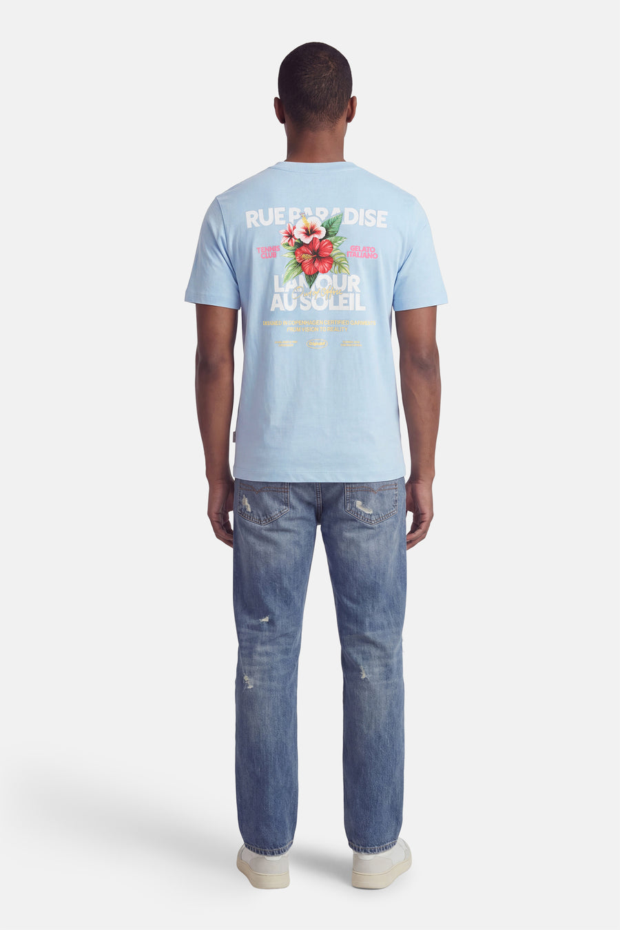 T-shirt met korte mouwen - blauw