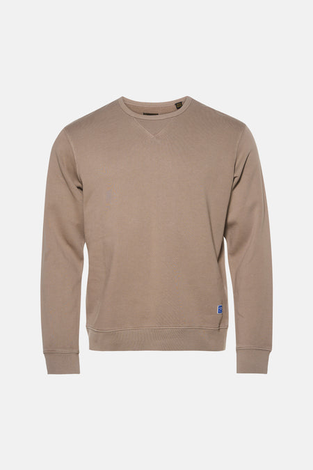 Sweater O-hals - taupe