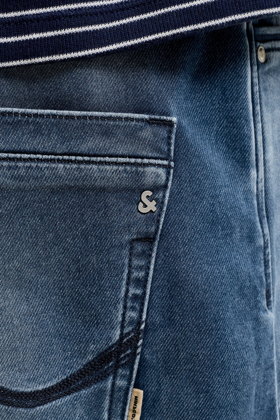 5-pocket shorts mid blue denim - JACK & JONES JEANS INTELLIGENCE