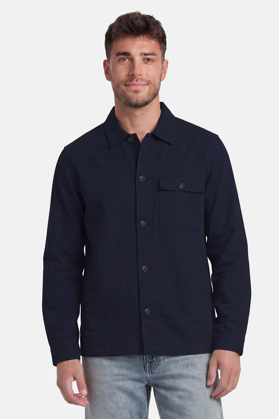 Hemd met lange mouwen - blauw