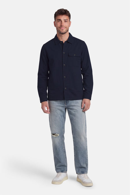 Hemd met lange mouwen - blauw