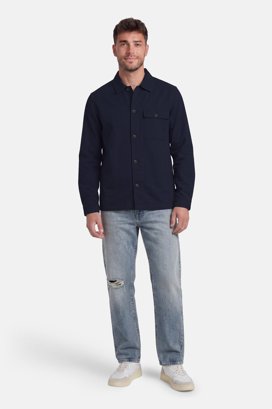 Hemd met lange mouwen - blauw