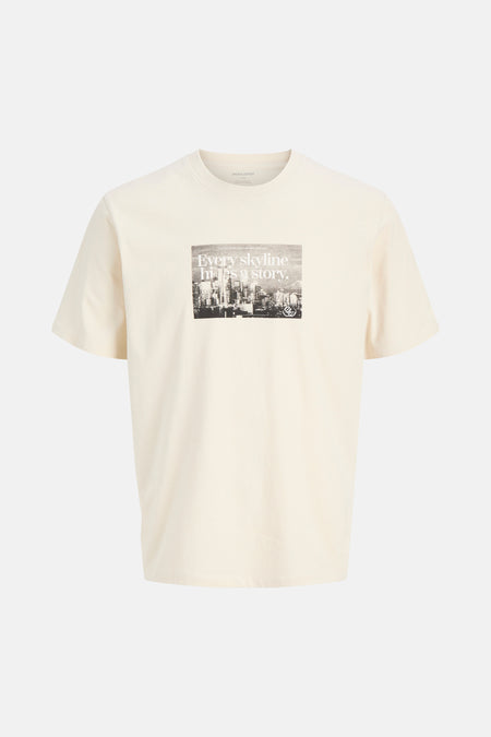 T-shirt (korte mouwen) wit - CORE BY JACK & JONES