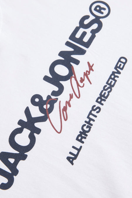T-shirt (korte mouwen) wit - CORE BY JACK & JONES