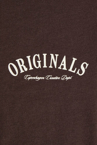 T-shirt (korte mouwen) bruin - CORE BY JACK & JONES