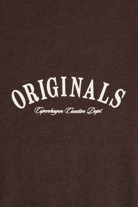 T-shirt (korte mouwen) bruin - CORE BY JACK & JONES