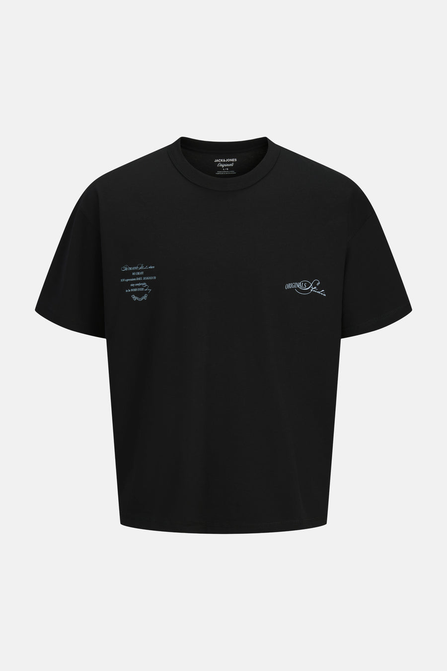 T-shirt (korte mouwen) zwart - CORE BY JACK & JONES