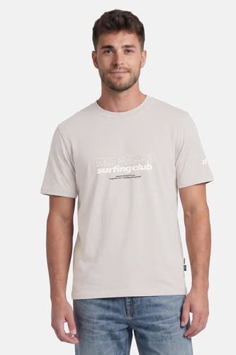 T-shirt met korte mouwen - grijs