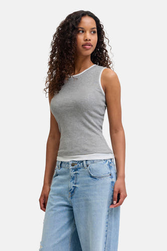 Tanktop grijs - JJXX