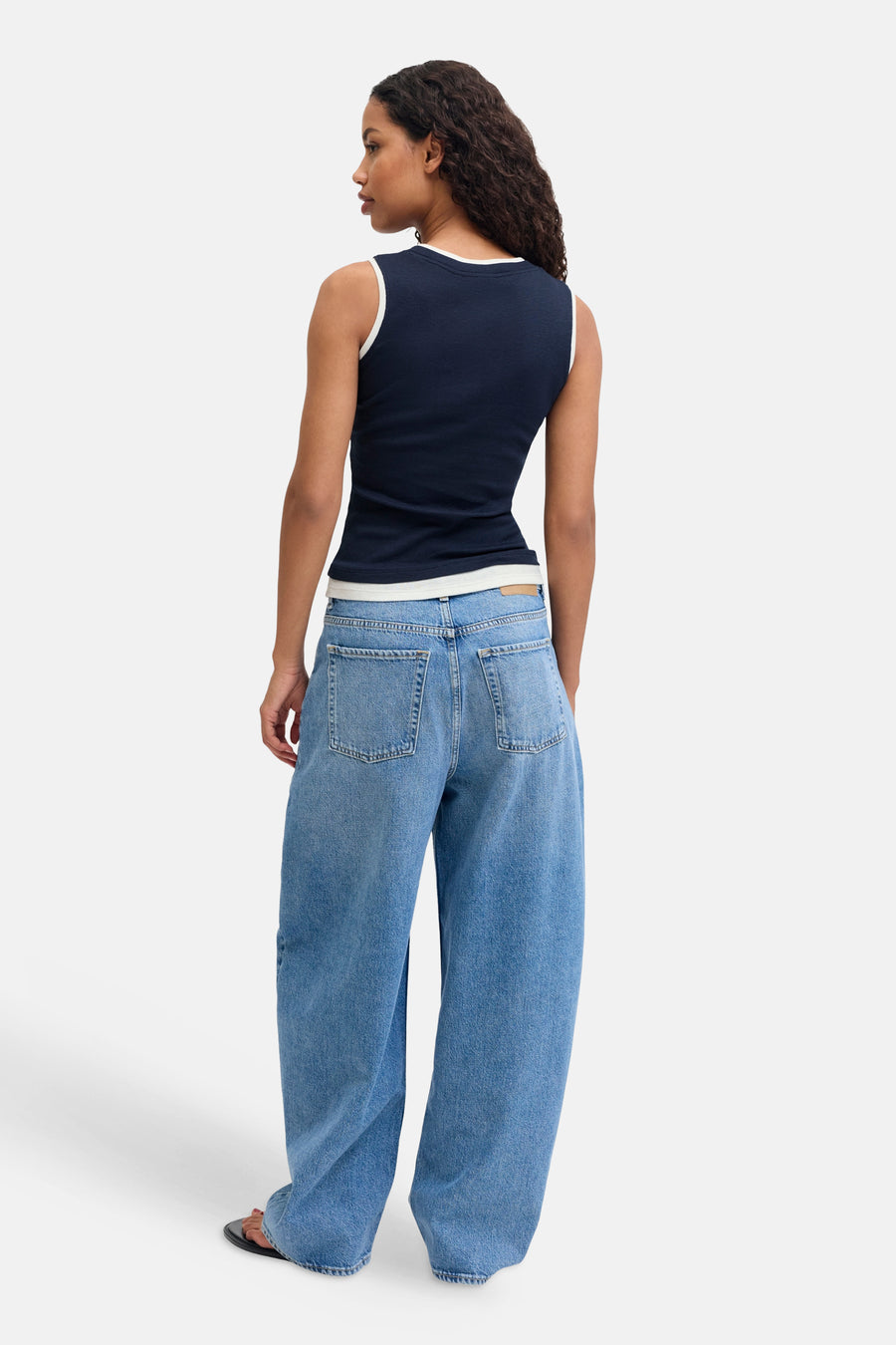 Tanktop blauw - JJXX