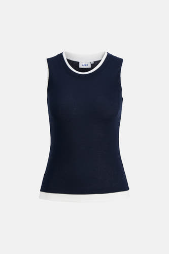 Tanktop blauw - JJXX