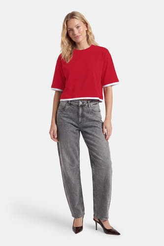 T-shirt met korte mouwen - rood