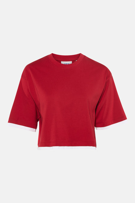 T-shirt met korte mouwen - rood