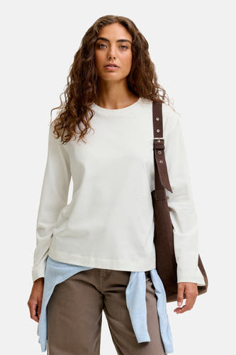Top uni manche longue blanc - JJXX