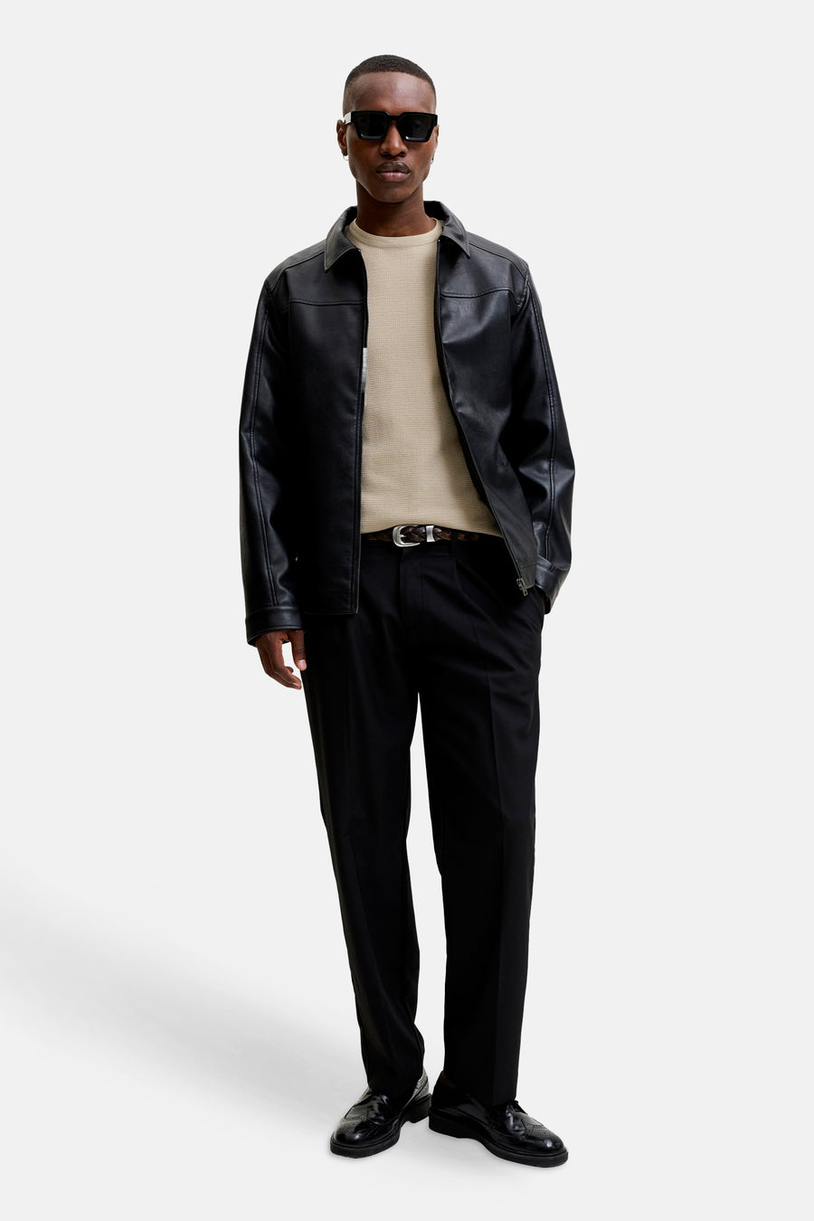Pull col O beige - CORE BY JACK & JONES