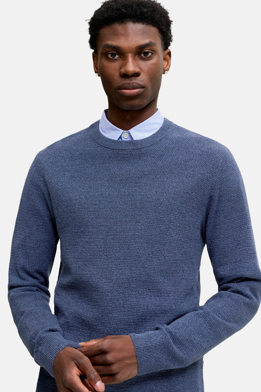 Pull col O bleu - PREMIUM by JACK & JONES