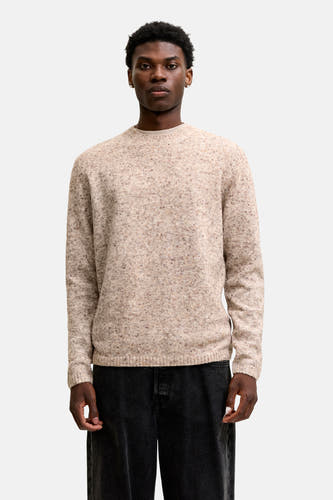 Pull O-hals - ecru