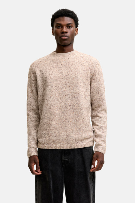 Pull col O Écru - PREMIUM by JACK & JONES