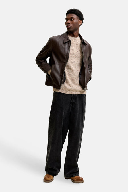 Pull col O Écru - PREMIUM by JACK & JONES