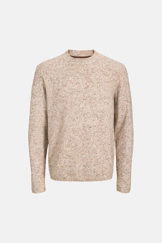Pull O-hals - ecru