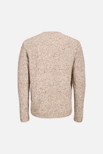 Pull O-hals - ecru