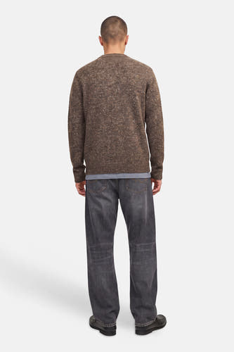 Pull col O - brun