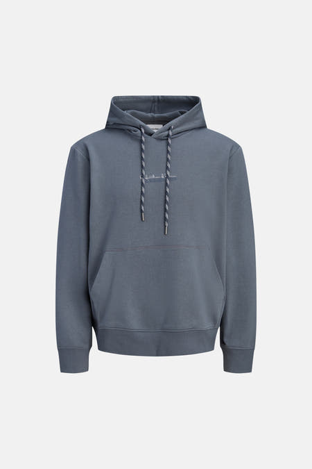 Sweater met kap - blauw