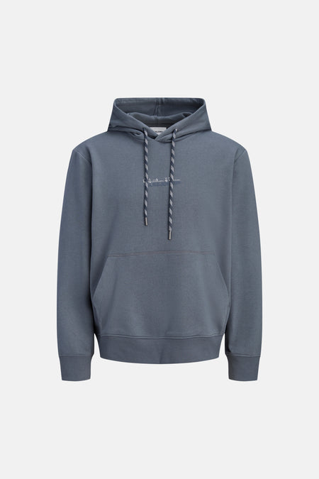Sweater met kap - blauw