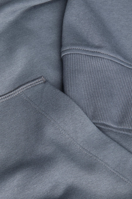 Sweater met kap - blauw
