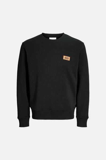 Sweater O-hals - zwart
