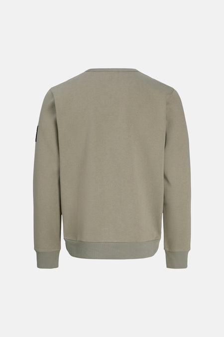 Sweat col O - vert