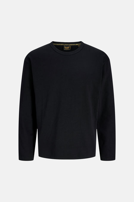 Sweat col O noir - ORIGINALS BY JACK & JONES