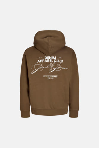 Sweat à capuche brun - ORIGINALS BY JACK & JONES